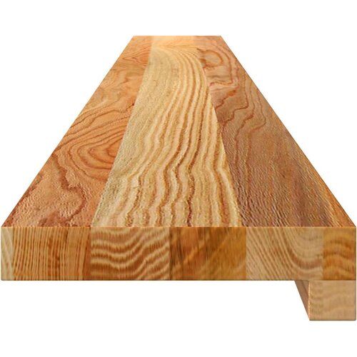  Prozorske klupice 2 kom svijetlosmeđe 140x15x2 cm masivne hrast Slike