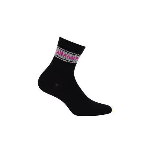 Gatta G44.01N Cottoline girls' socks patterned 33-38 black 358