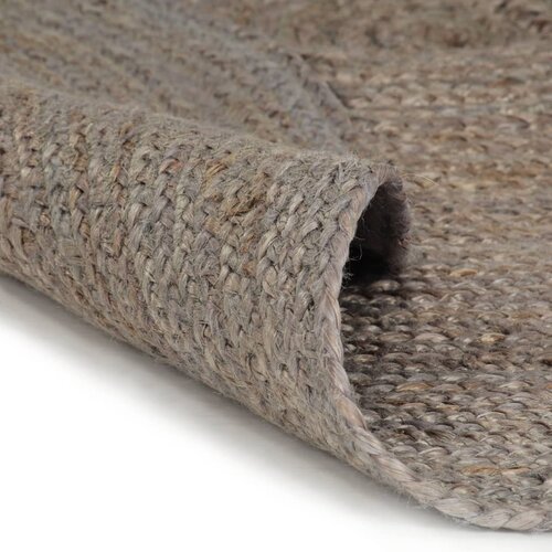 Maison Chic Preproga, Rug iz jute okrogla ročno delo 150 cm siva, (22121650) Cene