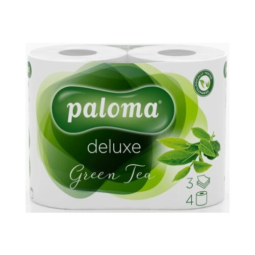 Paloma deluxe green tea trolsojni toalet papir 4 komada Slike