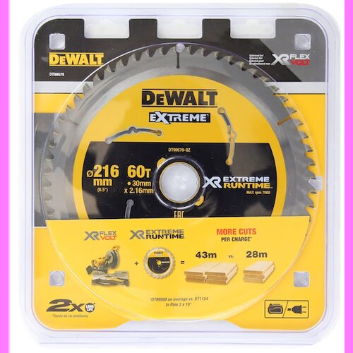 Dewalt LIST ZA POTEZNO ŽAGO 216MMX30MM 60T FLEXVOLT DT99570 Cene