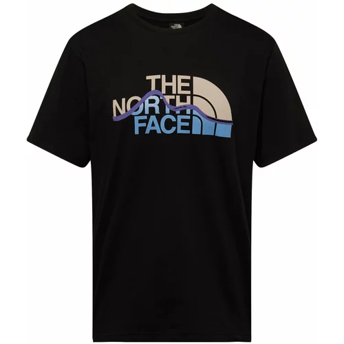 The North Face Majica 'MOUNTAIN' bež / modra / lila / črna