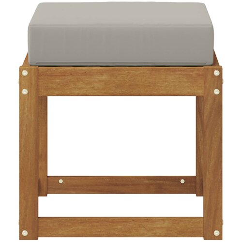  Klupa za sjedenje Prirodna i svijetlo siva 43 x 43 x 37 cm Slike