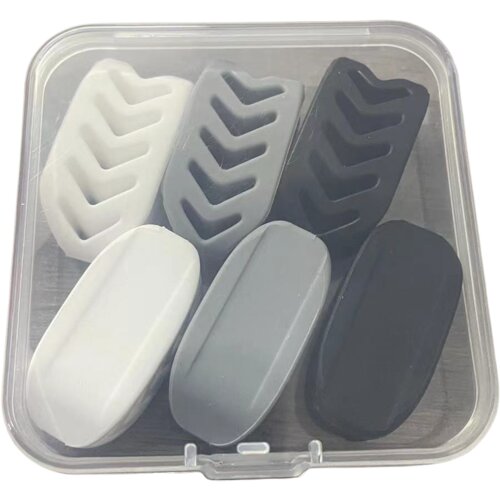 INF Jaw trainer Training training silicone 12-pack Black+White+Grey, (21246820) Cene