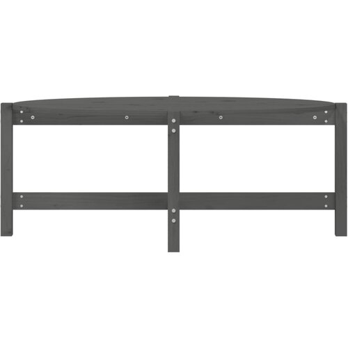  Stolić za kavu sivi 118 x 63 x 45 cm od masivne borovine Slike