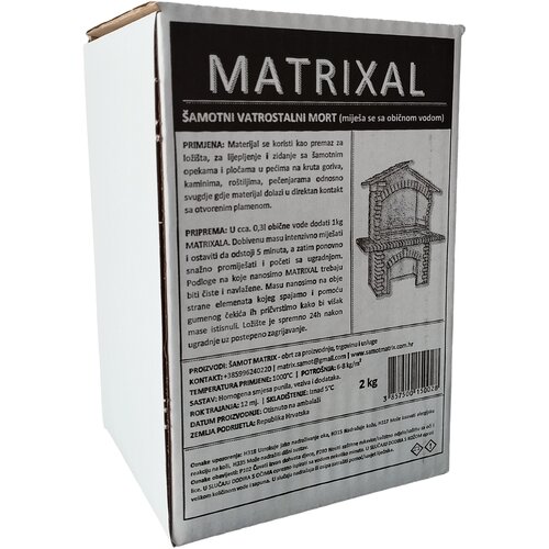  Vatrostalni mort Matrixal 2 kg Cijene