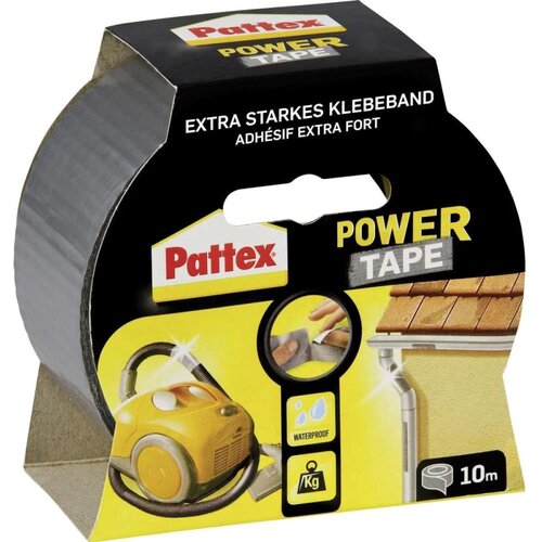 PATTEX POWER TAPE SREBRENA 10M Slike