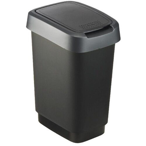 Rotho Twist Silver - trash bin &amp;ndash; 25l Slike