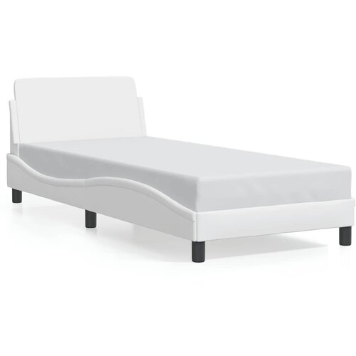  Okvir za krevet Dover bijeli 90x190 cm od umjetne kože Cene