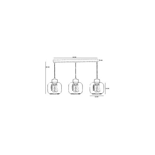 Opviq Luster 2615259, Zlatne boje Slike