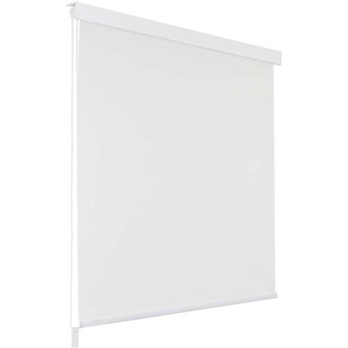 Rolo zastor za tuš 100 x 240 cm bijeli Cijene