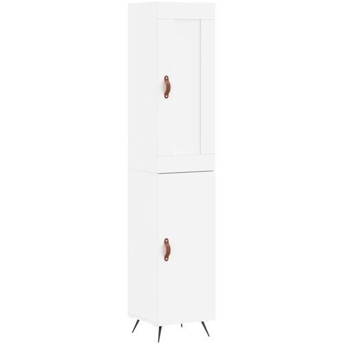 Maison Chic Visoka omara - Komoda - Predalnik bela 34,5x34x180 cm inženirski les, (21720773) Cene