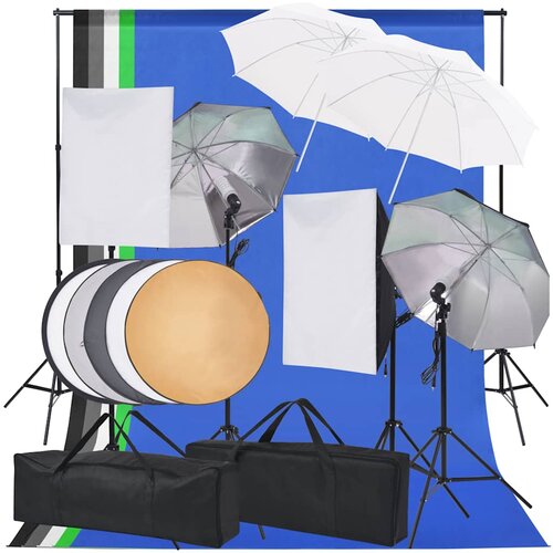 vidaXL Komplet za osvetljevanje za fotografski studio, (5000288521) Cene