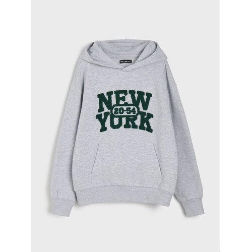 Sinsay Majica s kapuljačom s 3D aplikacijom NYC Cijene