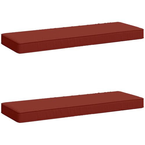  Jastučići za klupe - 2 dijela VUGHT 2 pcs 100% poliester Crvena Cene