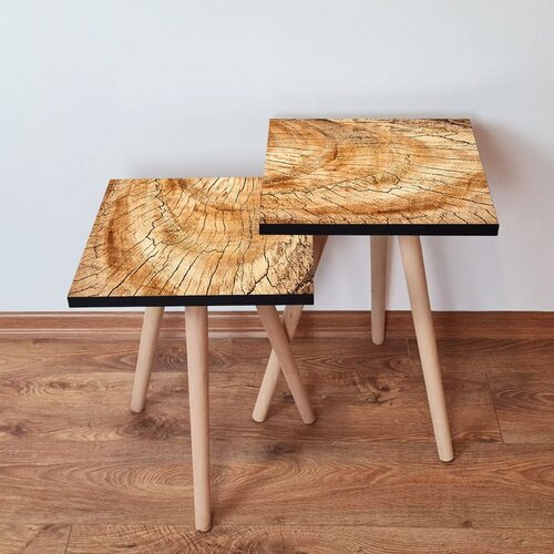 Hanah home set klub stočića 2Shp351, 2 komada, Boje hrasta Cene
