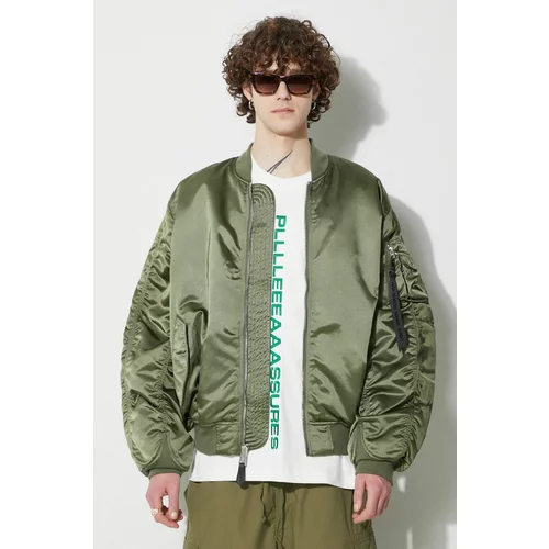 Alpha Industries Bomber jakna MA-1 UV za muškarce, boja: zelena, za zimu, 146115UV