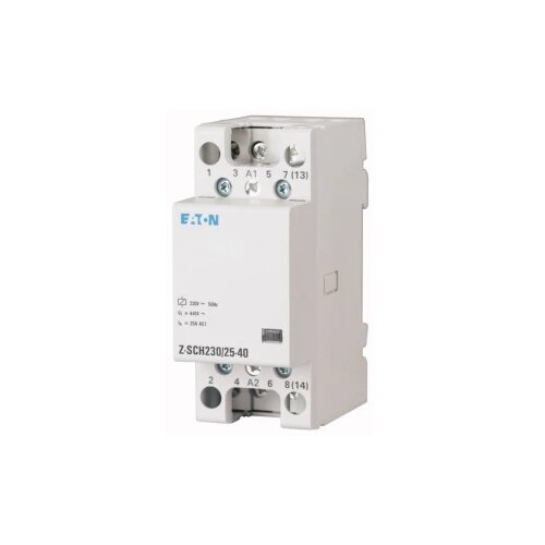 Eaton instalacijski kontaktor 1 St. Z-SCH24/25-22 Nazivni napon: 24 V/AC Prebacivanje struje (maks.): 25 A 2 zatvarač, 2 otvarač Cijene
