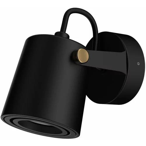 SULION crna zidna svjetiljka Ibai, visina 11 cm