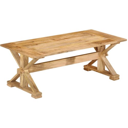 The Living Store Klubska mizica 110x52x40 cm trden mangov les - Klubska Mizica, (21573558) Slike
