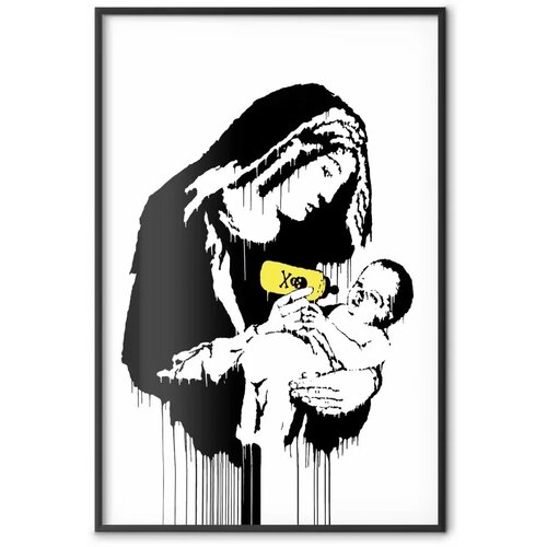  Plakat - Breastfeeding Mother 60x90 Crni okvir Slike