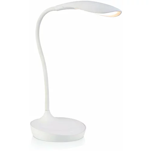 Markslöjd bela namizna svetilka z USB priključkom Swan
