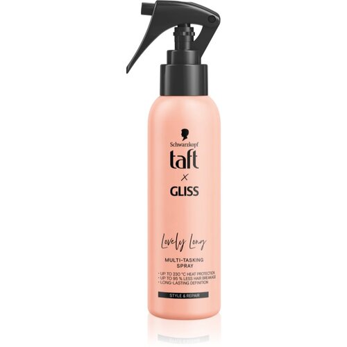 Schwarzkopf Taft x Gliss večnamensko pr&amp;scaron;ilo za toplotno oblikovanje las Lovely Long 150 ml Slike