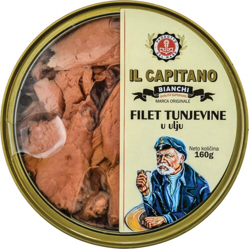 Il Capitano Tunjevina fileti u ulju, 160g Slike