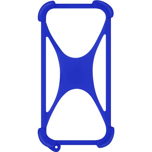 AVIZAR univerzalna fleksibilna silikonska torbica za pametni telefon, odporna proti udarcem - temno modra, (20632581) Cene