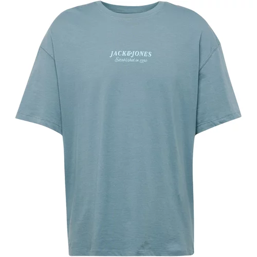 Jack & Jones Majica 'JJPRAIA' bež / opal / svetlo modra