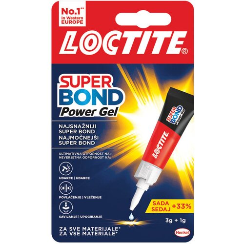  LJEPILO TRENUTAČNO 4G LOCTITE SUPER BOND POWER GEL HENKEL 2733279 BLISTER Cene