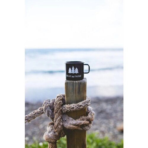 Cuckoo Cups EMAJLIRAN LONČEK &amp;lsquo;LET&amp;rsquo;S GET LOST TOGETHER&amp;rsquo; BLACK Slike