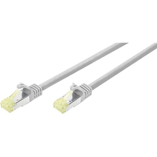 Digitus DK-1644-A-030CL RJ45 omrežni kabel\, Patch kabel CAT 6a S/FTP 3.00 m siva za&scaron;čiten\, brez halogena\, dvojno oklopljen 1 kos, (20417801) Cene