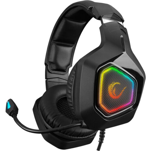  Slu&scaron;alice sa mikrofonom gaming RAMPAGE RM-K8 HAWKER black, PC/PS4, USB, 7.1, RGB LED Cijene