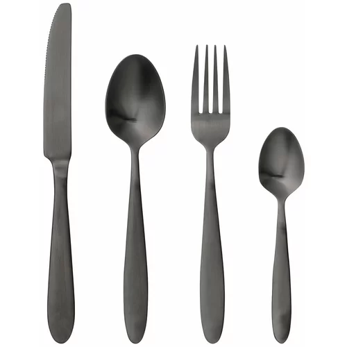 Bloomingville 4-dijelni set crnog pribora za jelo Cutlery Eleganza