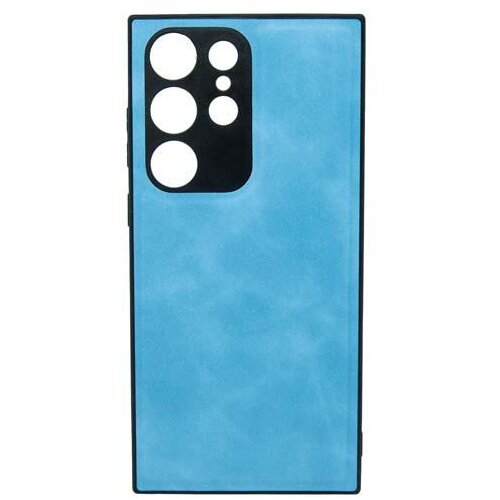 Maska za telefon LEATHER CASE za Samsung S23 Ultra, Svetloplava Cene