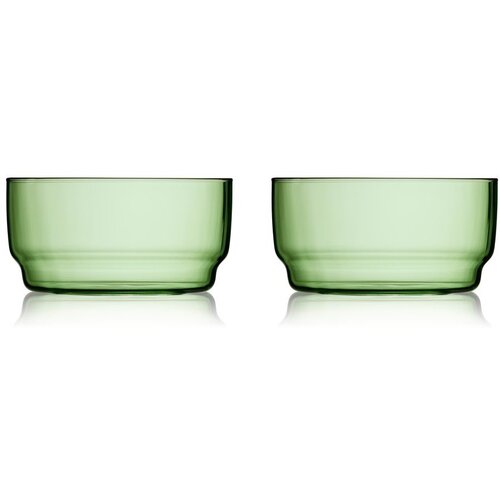 Lyngby Glas Zelene steklene skledice v kompletu 2 ks 500 ml Torino &ndash; Cene