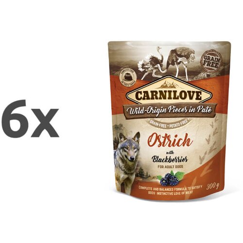 Carnilove dog adult - noj & robide, vrečka 300g 6 x 300 g Cene