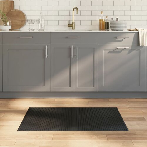 Pravokutni tepih crni 60x100 cm bambus Cene