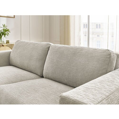 Bobochic Paris Bež sofa za spavanje/sklopiva od &amp;scaron;enila 220 cm Hugo &amp;ndash; Slike