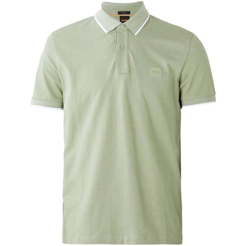 Boss Slim Fit Passertip Polo Shirt Open Green Zelena Slike