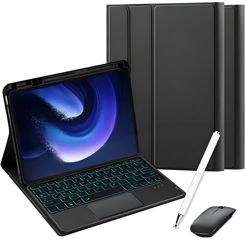 INF Združljivo ohi&scaron;je Bluetooth tipkovnice s sledilno plo&scaron;čico in osvetlitvijo - Xiaomi Pad 6/6 Pro (11-palčni) - Črna, (5000244123) Cene