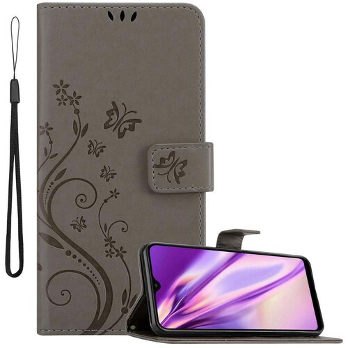 Cadorabo Samsung Galaxy A10s/M01s v klasična črna - ovitek v cvetličnem dizajnu z magnetnim zapiranjem, stoječo funkcijo in režami za kartice, (20565983) Cene