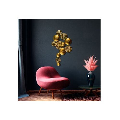 Atelier Del Sofa Zidna dekoracija Aurora 4, 45x82 cm, 1,5 mm, zlatne boje Cene