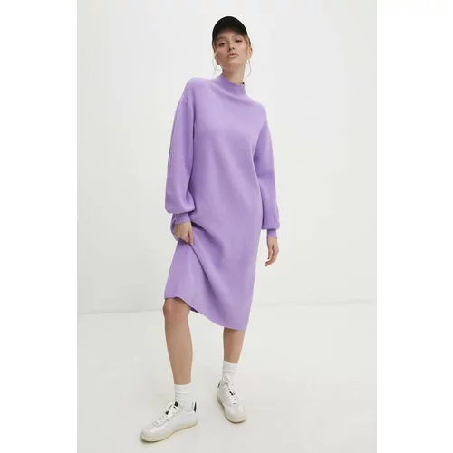 Answear Lab Obleka vijolična barva
