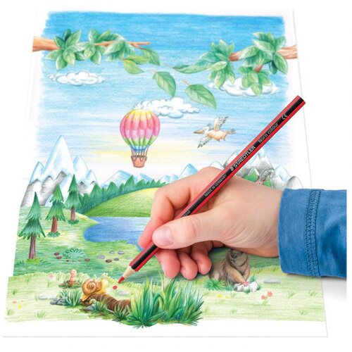  BOJE DRVENE 12BOJA KRATKE NORIS COLOUR STAEDTLER 185 01 C12 BLISTER Slike