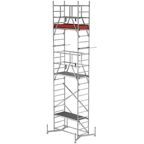 Krause ClimTec Set za skelu (Radna visina: 7 m, Dimenzija stajaćeg dijela: 1,5 x 0,6 m, Opteretivost: 200 kg/m², Bez kotačića)