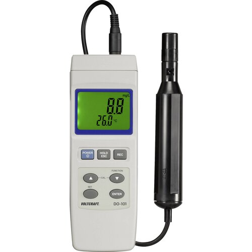 Voltcraft Mjerač kisika DO-101 0 - 20 mg/l Izmjenjiva elektroda, S funkcijom za mjerenje temperature Cijene
