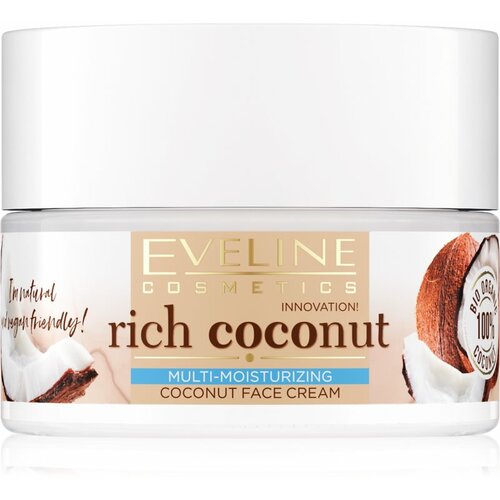 Eveline Rich coconut hidratantna krema za lice sa kokosom 50ml Cene