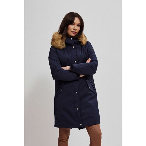 Moodo quilted hooded jacket Cene